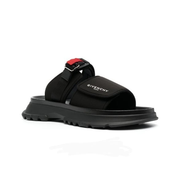 GIVENCHY Spectre Logo Printed Sandals - UNISEX - Picture 1 of 8